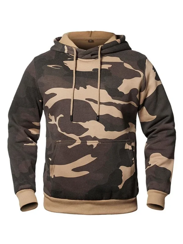 Camouflage Print Fall Hoodie