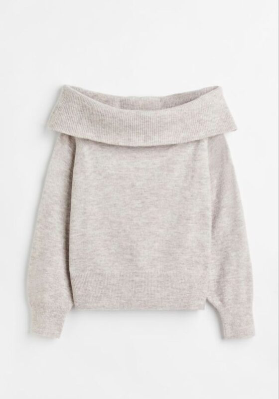 Off-the-shoulder Sweater